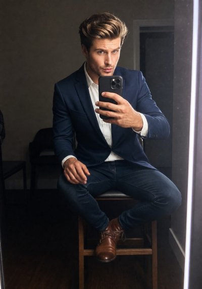 Mirror selfie - Real Touch